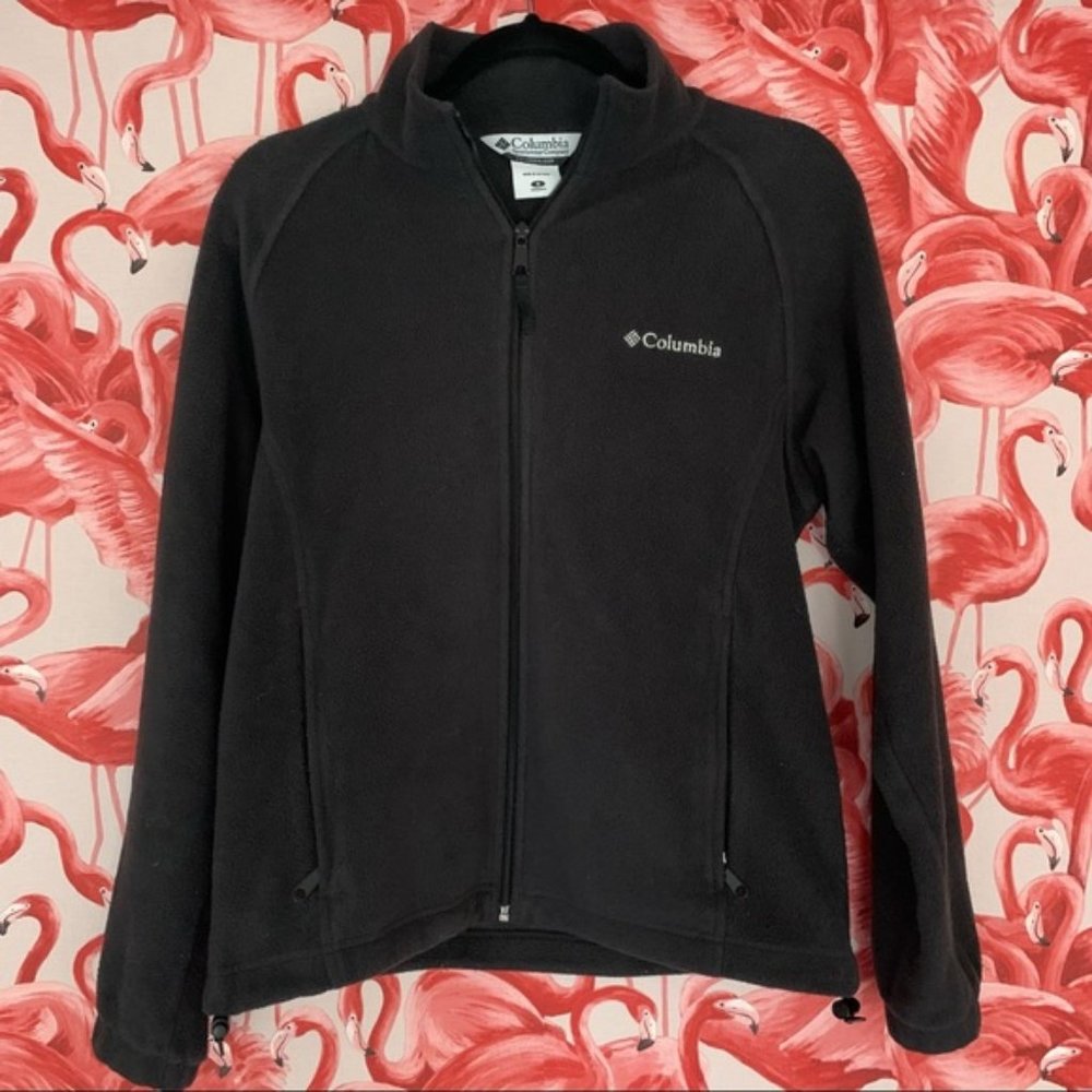 Columbia Charcoal Gray Women’s Zip Up Fleece Size Small
